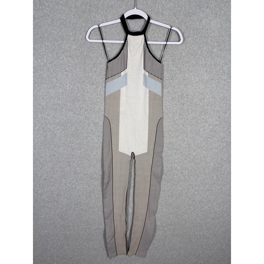 Zara Seamless‎ Jumpsuit XS Small Limitless Contour Knit Bodysuit Sporty Active